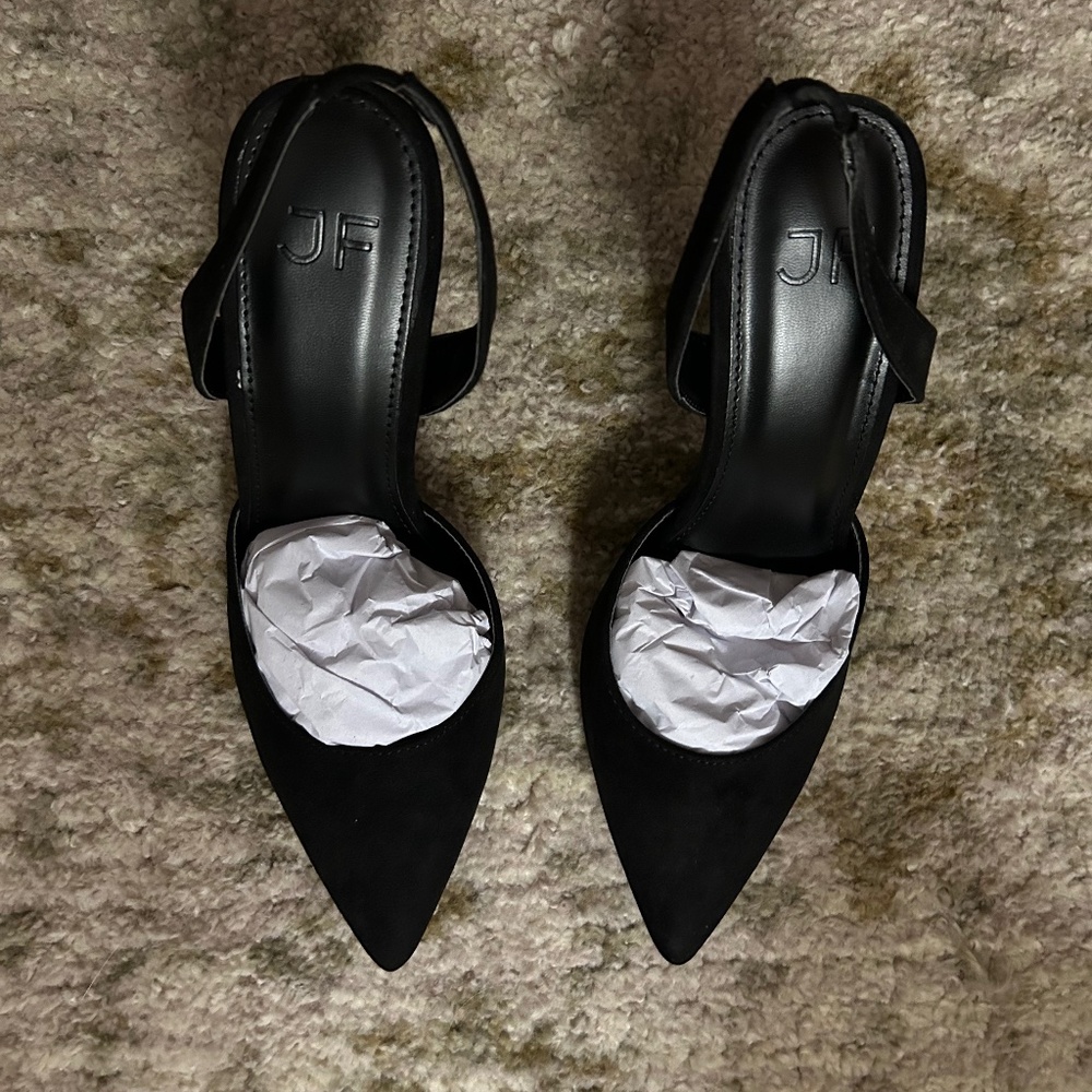 Sling back pumps